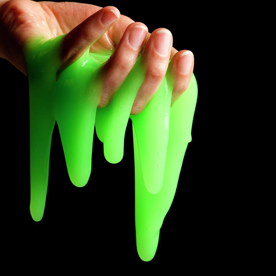 Slime in hand