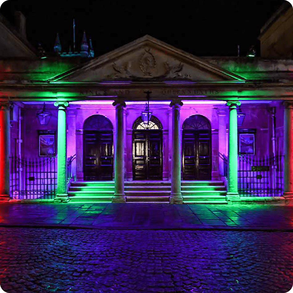 Concert Hall In the evening